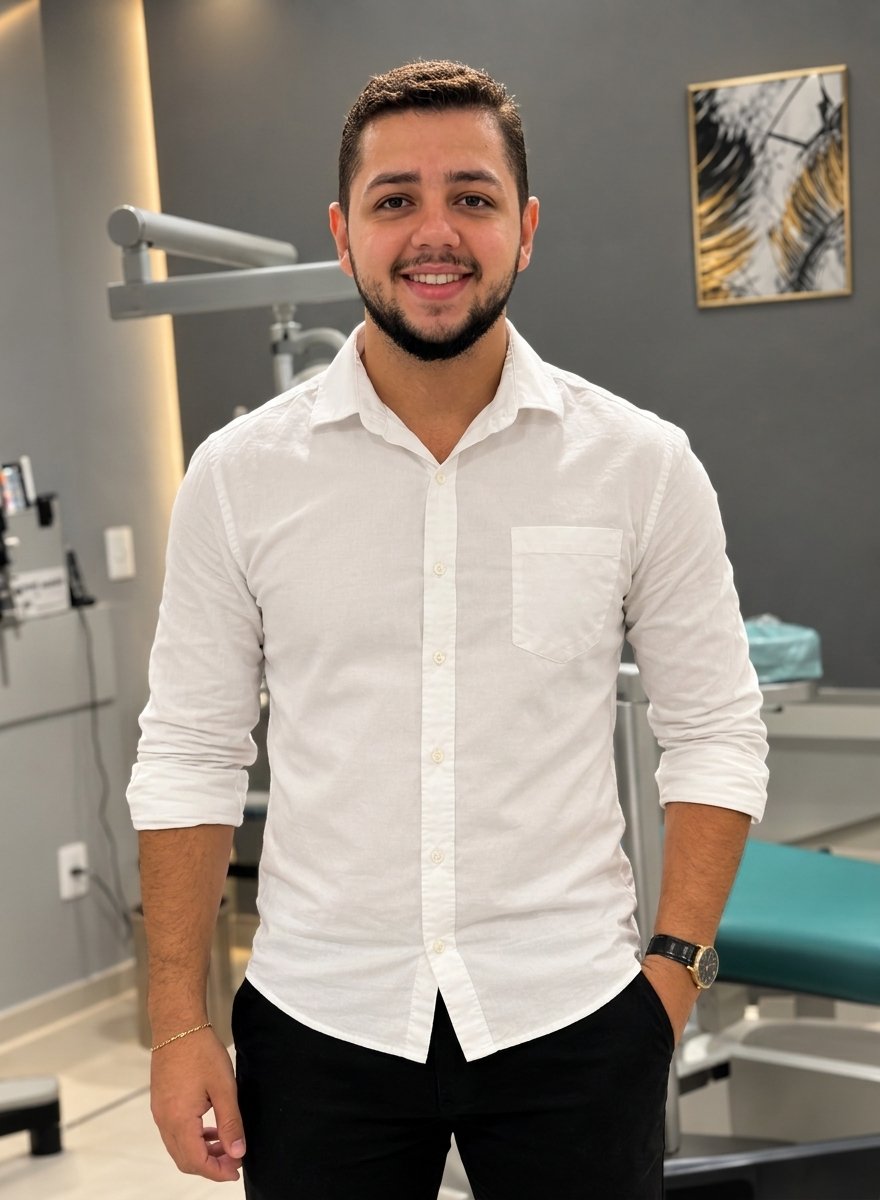 Dr. Maycon Gomes em atendimento